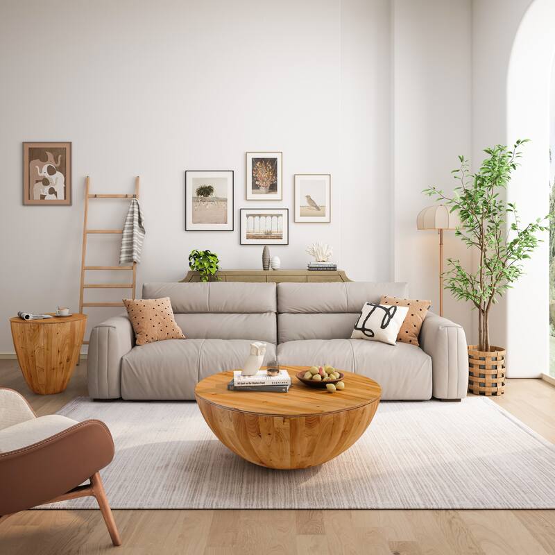 Bucket Shaped Coffee Table for Office, Dining Room and Living Room