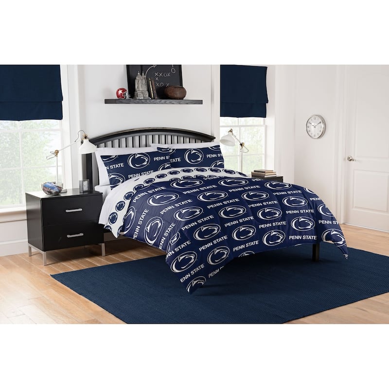 NCAA Penn State Nittany Lions 5-piece Full Bed In a Bag Set