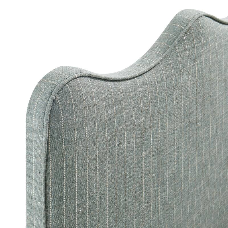 Athena Striped Fabric Upholstered Headboard
