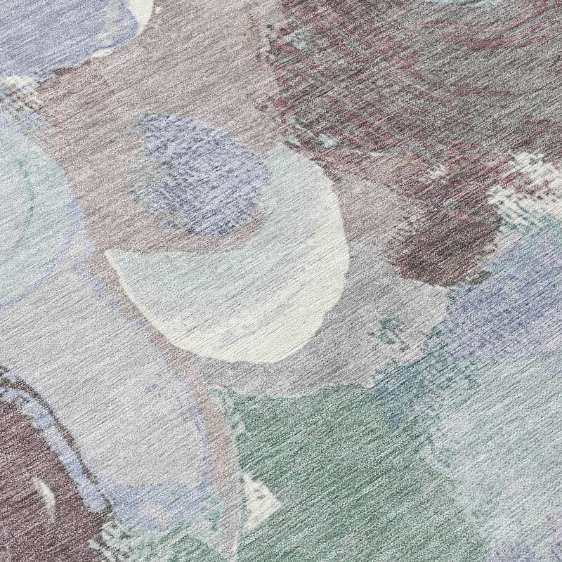 HomeRoots Abstract Transitional Rectangle Outdoor Rug
