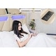 preview thumbnail 6 of 7, Wooden Queen Size Platform Bed with Storage Headboard and RF LED Lights