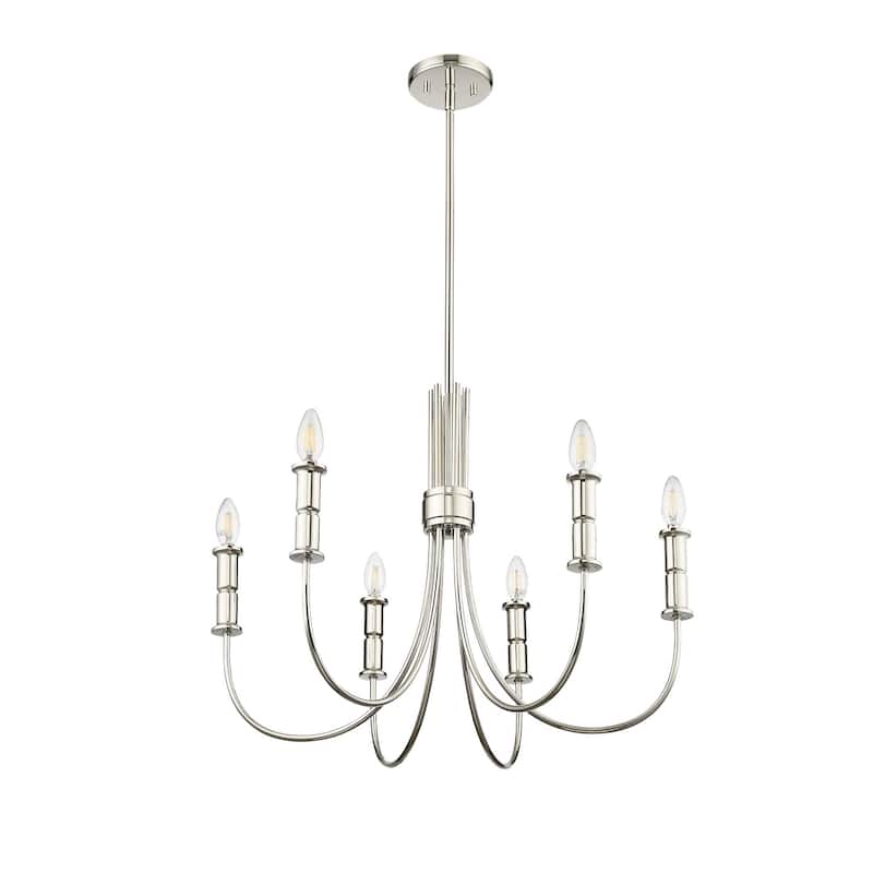 Millennium Lighting 29206 Potiss 6 Light 26" Wide Taper Candle Style