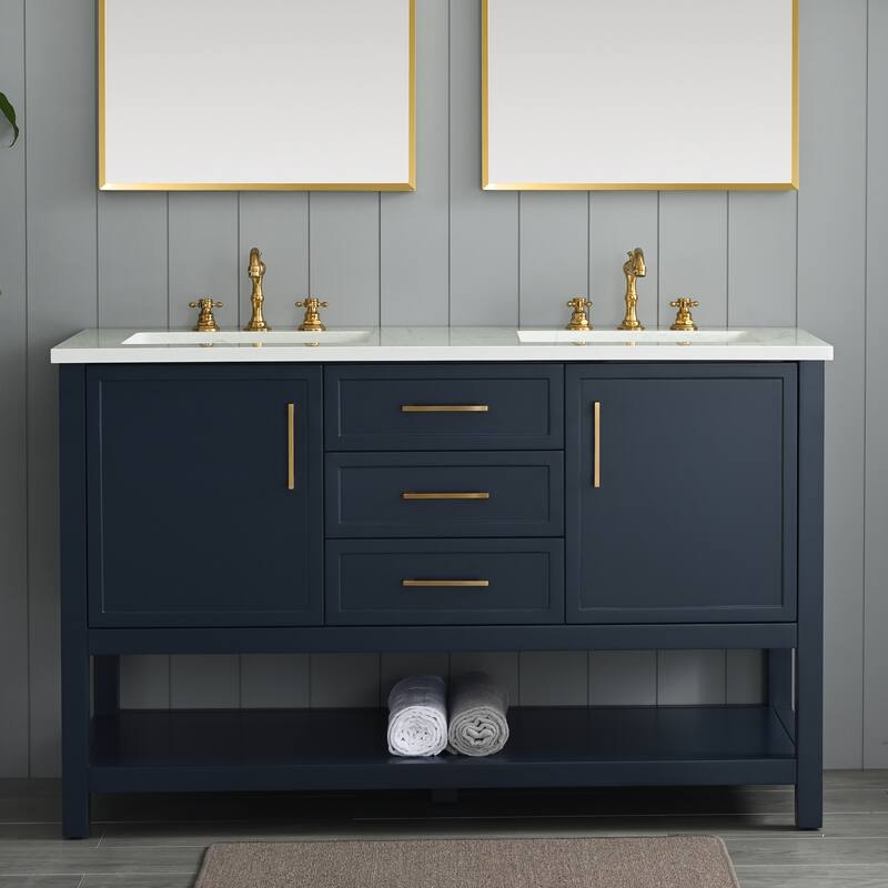 Sudio Design Arlo 54" Double Bathroom Vanity - 54" Double Sink