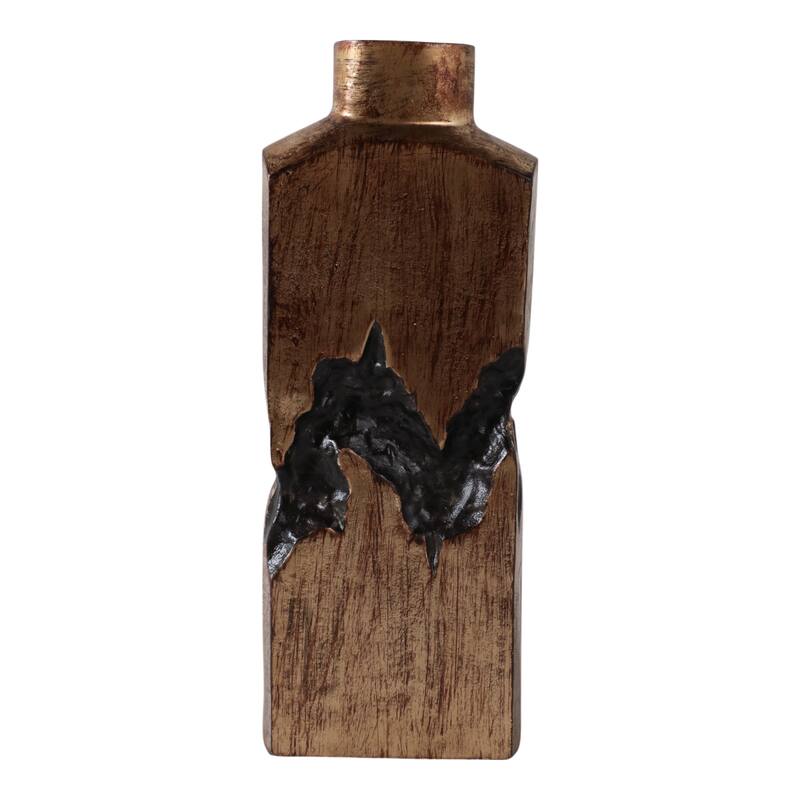 Metal Modern Sculptural Decorative Vase Abstract Design Artistic Form