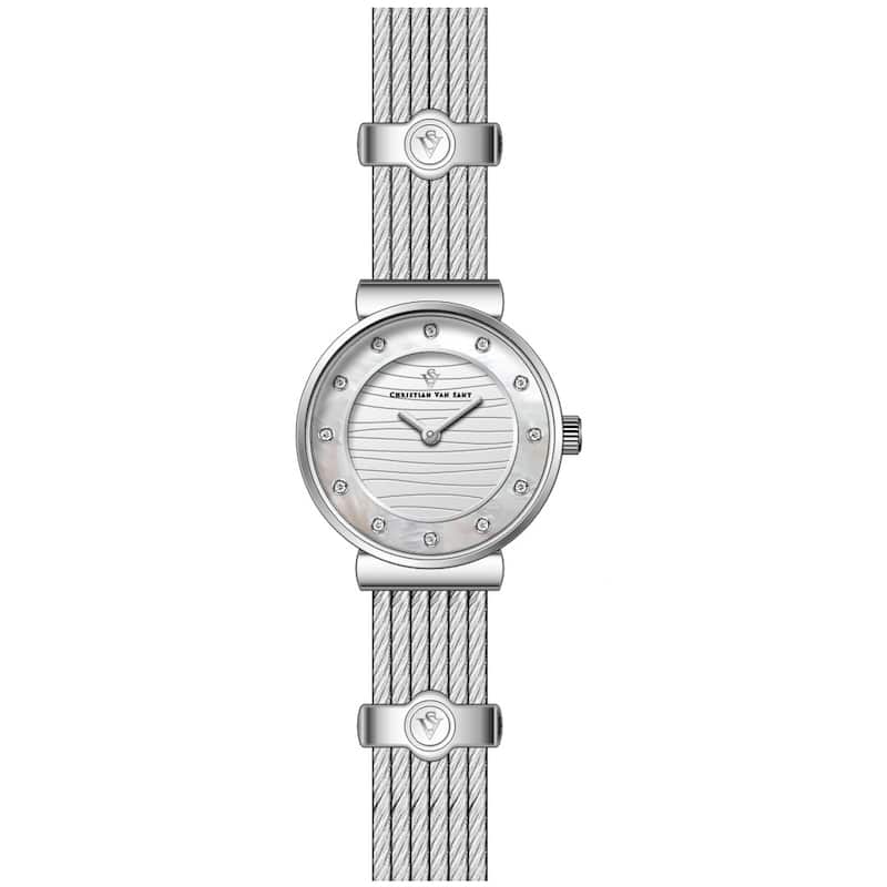 Christian Van Sant Women's Cavo Silver Dial Watch - CV1290 - One Size