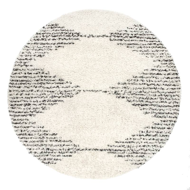 Nuloom Geometric Scarlette Abstract Diamonds Soft Shag Area Rug