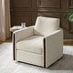 preview thumbnail 22 of 35, HULALA HOME Taresa Modern Barrel-Shaped Rotatable chair