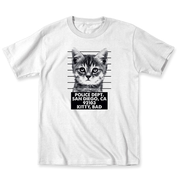 Shop Kitten Mugshot Funny Cats Cat Print Jail Prison Novelty Humor