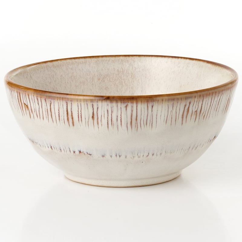 Lorren Home Trends 16 Piece Stoneware Set-Mocha Swirl