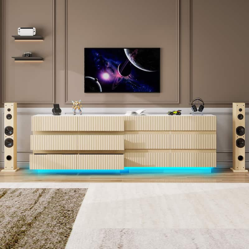 Modern Chest of 6 Drawers Dresser