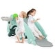 preview thumbnail 20 of 18, Gymax 3-in-1 Kids Slide Rocking Horse Set Convertible Toddler Slide w/