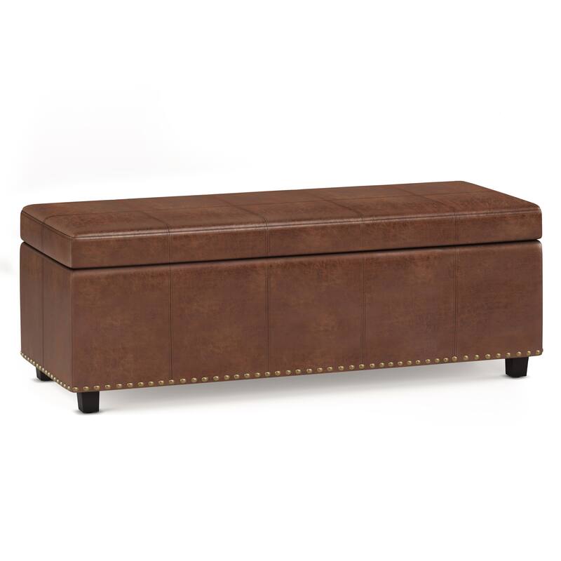WYNDENHALL Stanford Upholstered Storage Ottoman