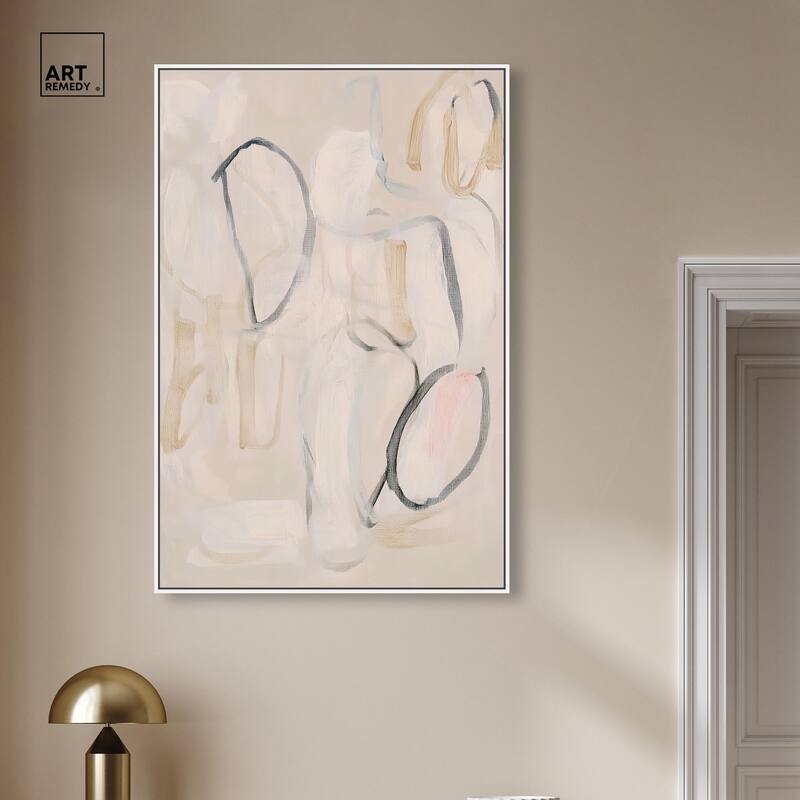 Faded Outlines II Canvas by Art Remedy
