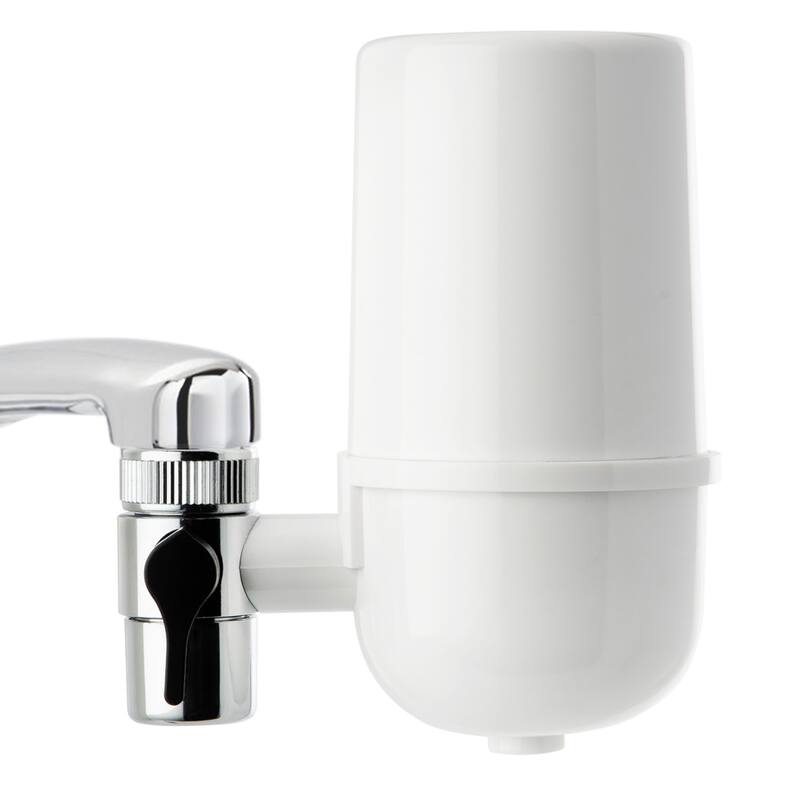 iSpring DF1 Faucet Mount Water Filter - White