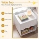 preview thumbnail 8 of 18, Costway Kids Nightstand, Toddler Scalloped Side Table with Wide Top &