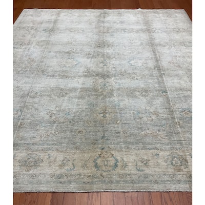 HERAT ORIENTAL Handmade 8'1 x 9' Oushak Wool Rug - 8'1" x 9'