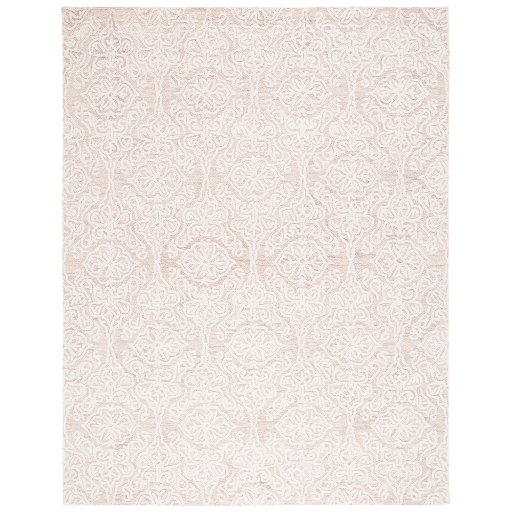 SAFAVIEH Handmade Blossom Cateluta Modern Floral Wool Rug