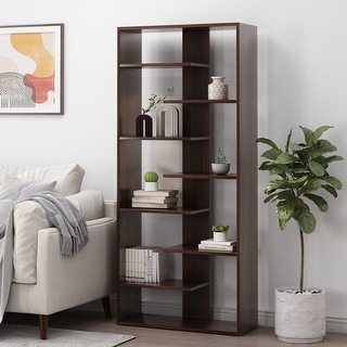 Sparks Modern Geometric High Shelf Bookcase by Christopher Knight Home