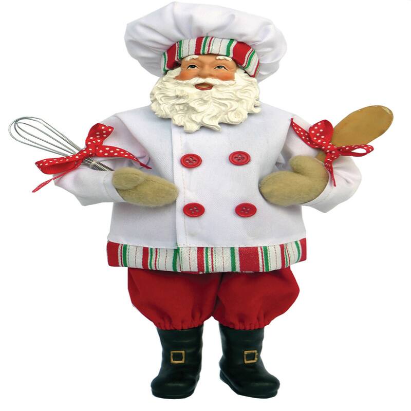 12" Baker Santa - White