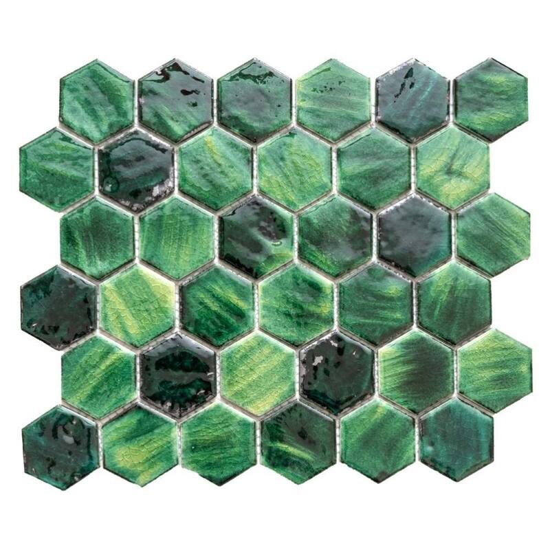 The Tile Life Agate 2x2 Porcelain Backsplash Wall Tile