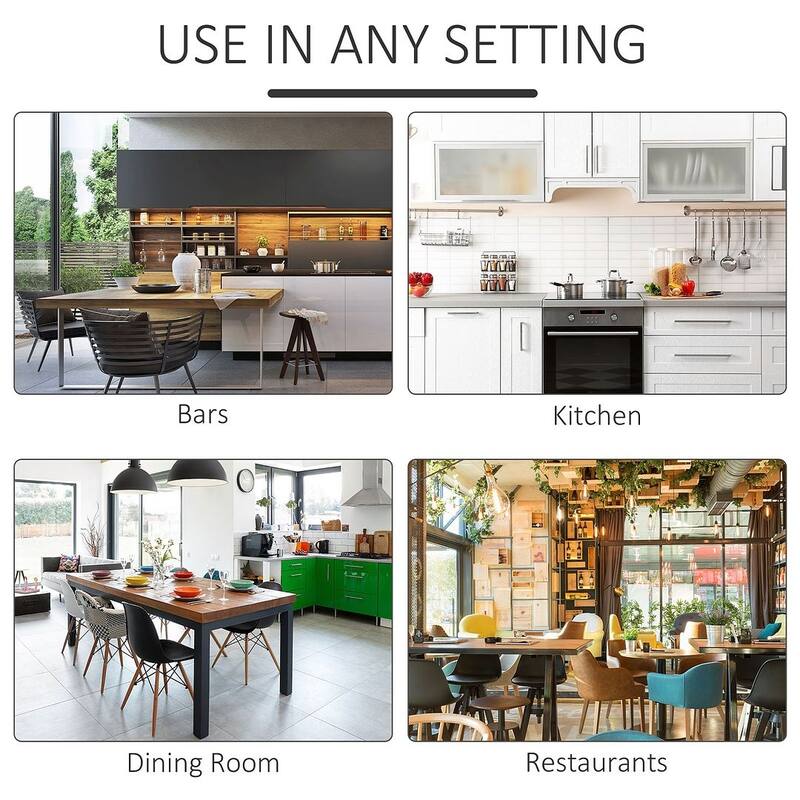 Modern 5-piece Dining Set with Wooden Dining Table and Chair Set of 4