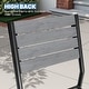 preview thumbnail 26 of 27, 11-piece Outdoor Patio Aluminum Rectangle Dining Set with Umbrella Hole