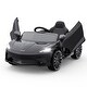preview thumbnail 1 of 18, Ride on Car for Kids 12V Licensed McLaren Sports Car Hydraulic Door Black