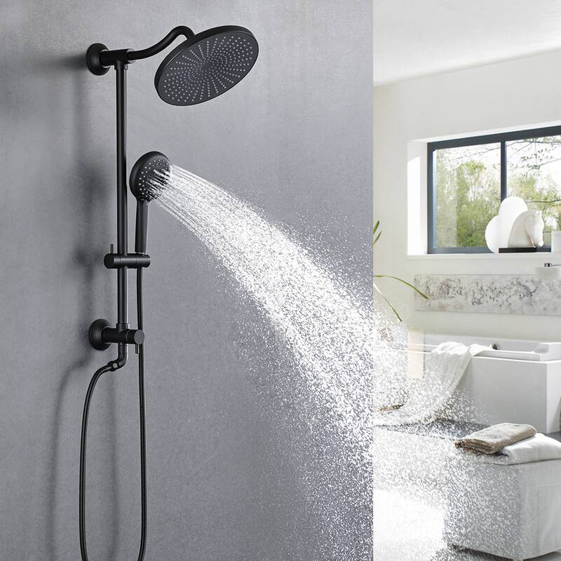 YASINU 5-Setting Handheld Shower System with Handheld Shower head & Rain Shower Combo Set