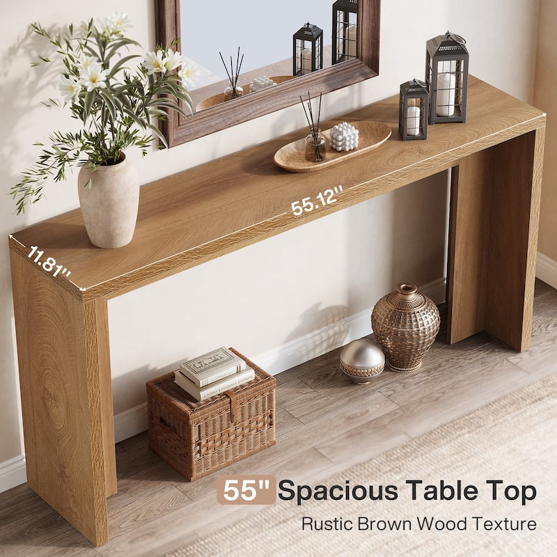 55-Inch Farmhouse Console Table