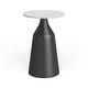 preview thumbnail 24 of 26, Iron Contemporary Accent Table 24 x 17 x 17