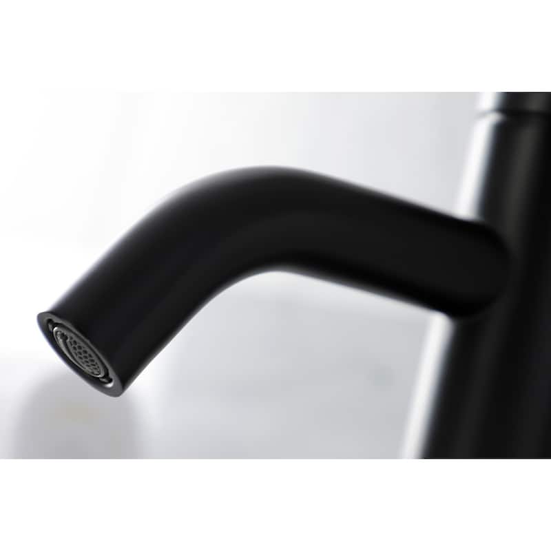 Kingston Brass Concord Single-Handle 1-Hole Deck Mount Bathroom Faucet with Push Pop-Up