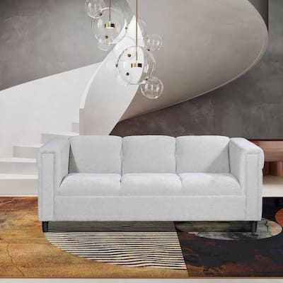 Made in USA Indoor Upholstered Fabric Sofa - Gray - 72*33*28 inches
