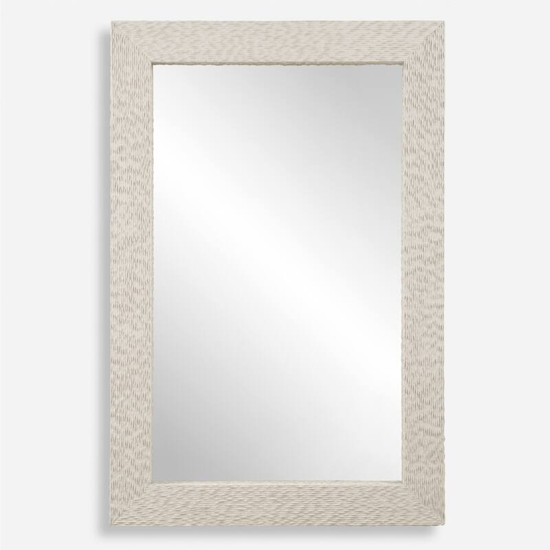 Uttermost 09999 Everett 39-5/8" W x 59-5/8" H Rectangular Framed - Ivory