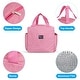 preview thumbnail 3 of 4, Lunch Box for Women/Men, Insulated Cooler Lunch Bag, 9.8x5.5x9.8 Inch