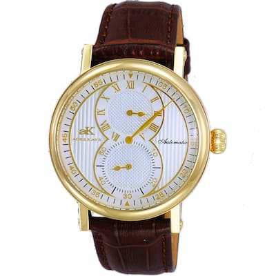 Adee Kaye Men's Mondo Silver Dial Watch - AK5665-MGSV - 6 (36)