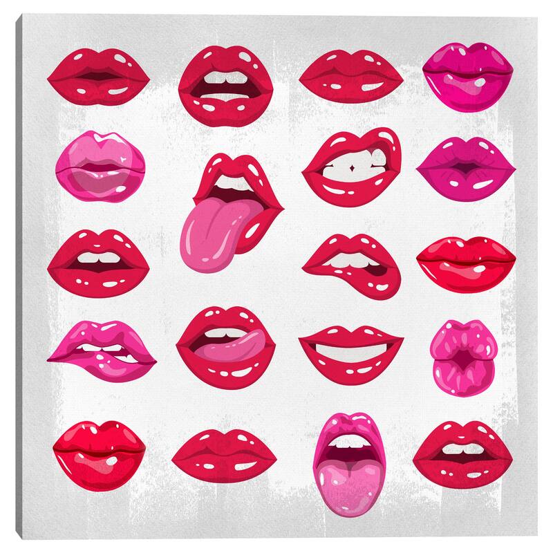 Lip Service by Nikki Chu Canvas Art Print