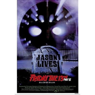 "Friday the 13th Part 6 Jason Lives (1986)" Poster Print