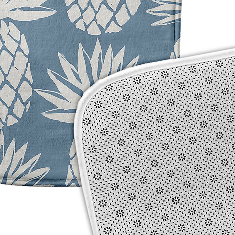 Pineapple Pattern Bathmat