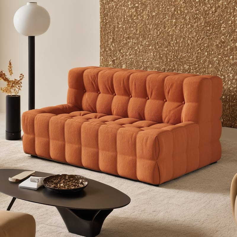 JASIWAY Modern Corduroy Fabric Upholstered Sofa