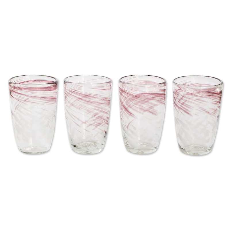 Novica Handmade Fusion Handblown Recycled Glass Tumblers (Set Of 4)