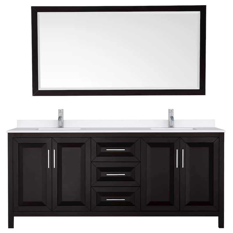 Wyndham Collection WCV252580D-QTZ-UNSM70 Daria 80" Free Standing