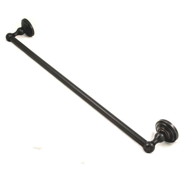Shop Stone Mill Hardware Oil Rubbed Bronze Scottsdale 24 Towel Bar Brown Overstock 21981779