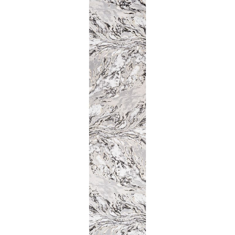 JONATHAN Y Batten Marbled Abstract Area Rug