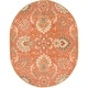 preview thumbnail 69 of 85, Livabliss Caesar Updated Traditional Oriental Area Rug 8' x 10' - Rust - Oval