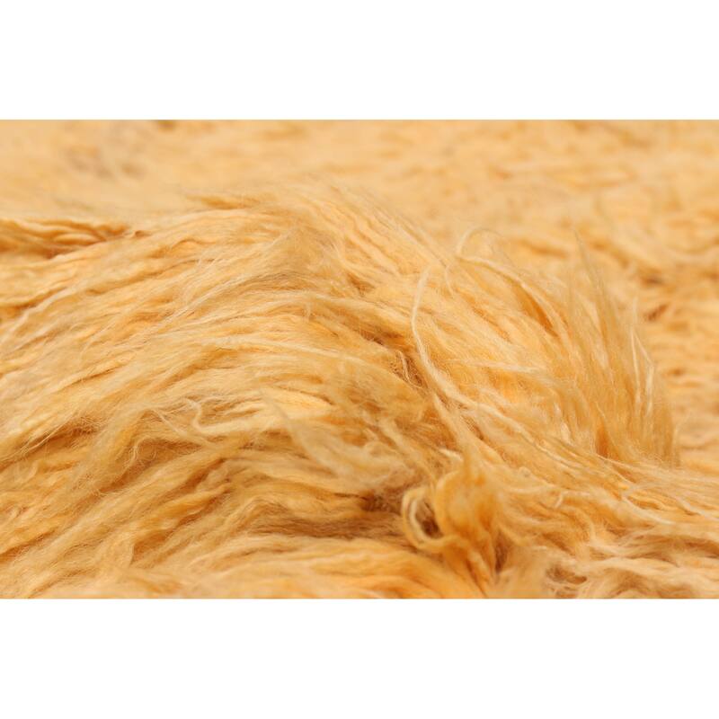 ECARPETGALLERY Hand-knotted Finest Peshawar Ziegler Orange Wool Rug - 10'0 x 10'0