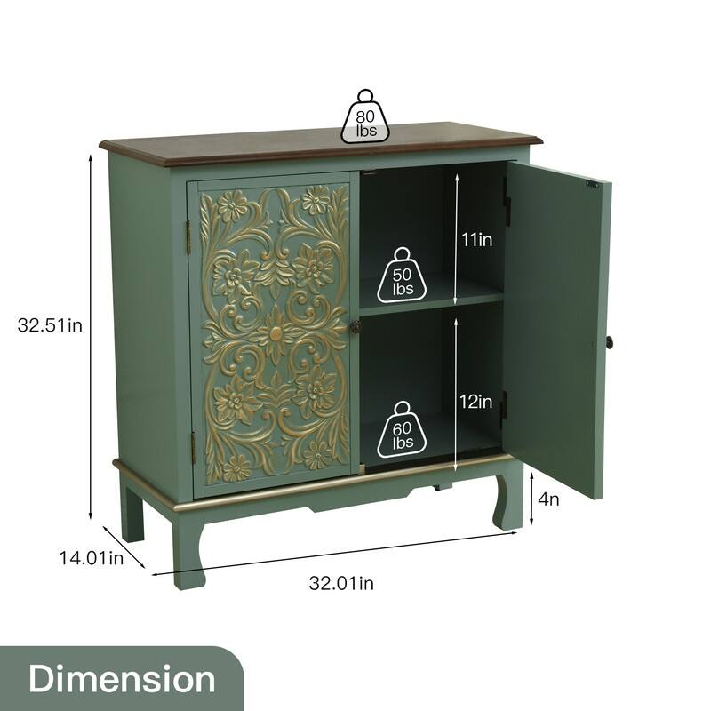 Farmhouse Handcrafted Wood Accent Chest Dresser