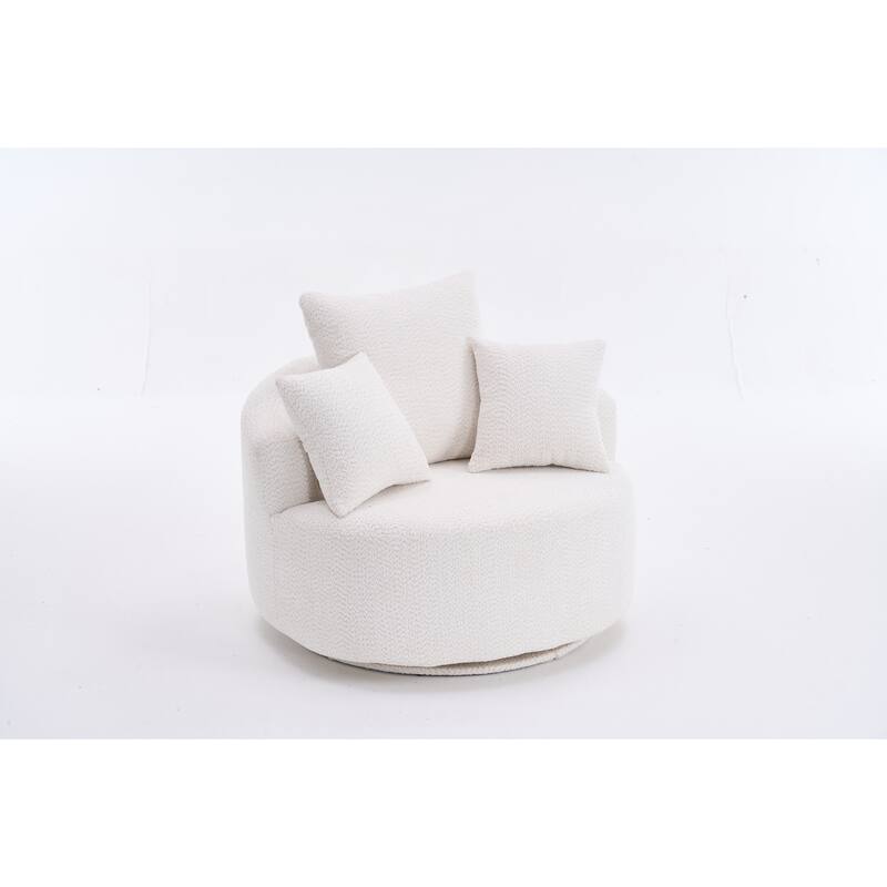 Single Seat Full Sponge Compression Swivel Chair Single Sofa