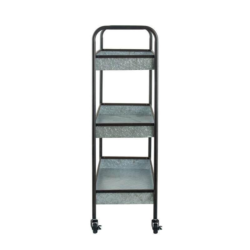3-tier Homestead Galvanized Display Shelf