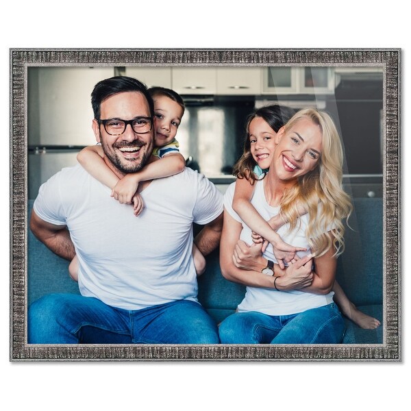 15x34 Frame Silver Picture Frame - Complete Modern Photo Frame
