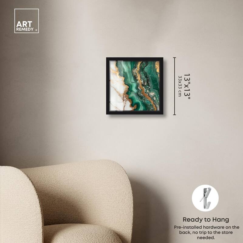 Malachite Majesty Shadowbox by Art Remedy